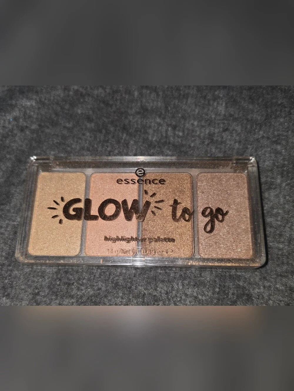 Essence Glow To Go Highlight Palette - 10 Sunkissed Glow 0.49oz Discontinued